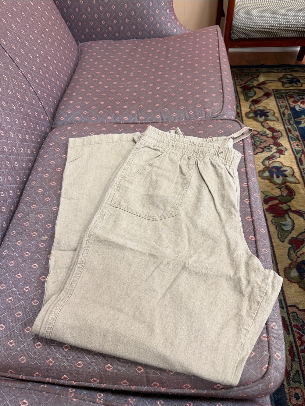 Cato Women's Wide Leg Jeans in Light Beige